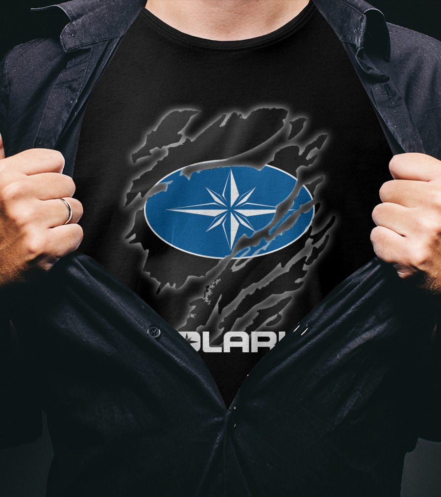 Polaris Blue Starburst Claw Marks T-Shirt