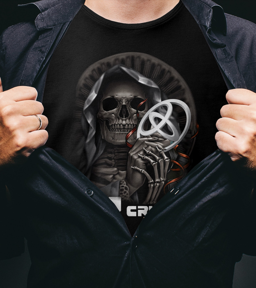 Fj Cruiser Skull With Hood And Symbol T-Shirt