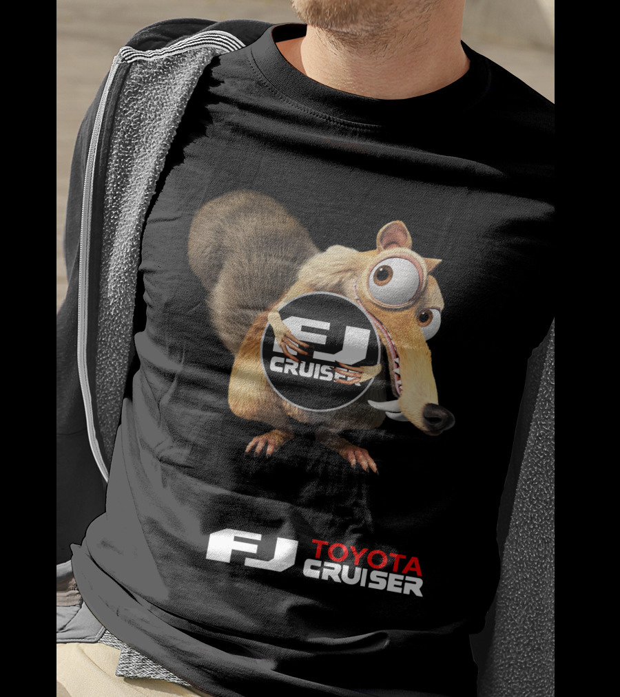Fj Cruiser Toyota Ice Age Scrat T-Shirt