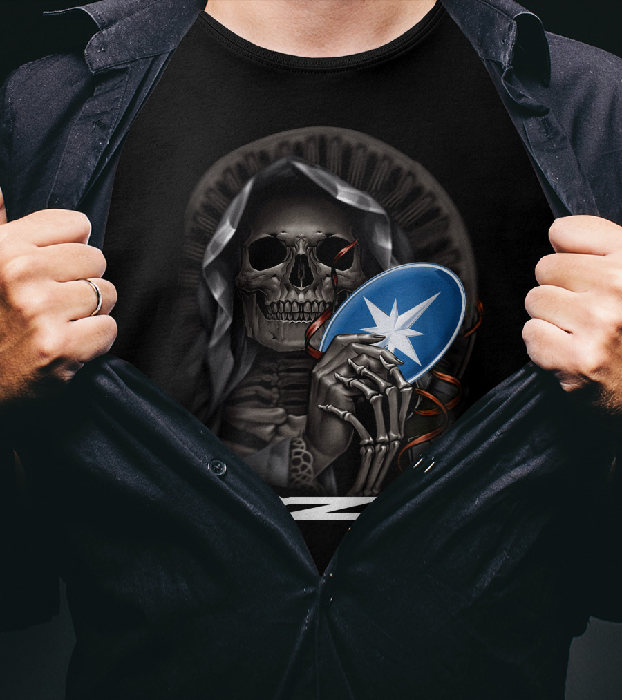 Rzr Grim Reaper Holding Star T-Shirt