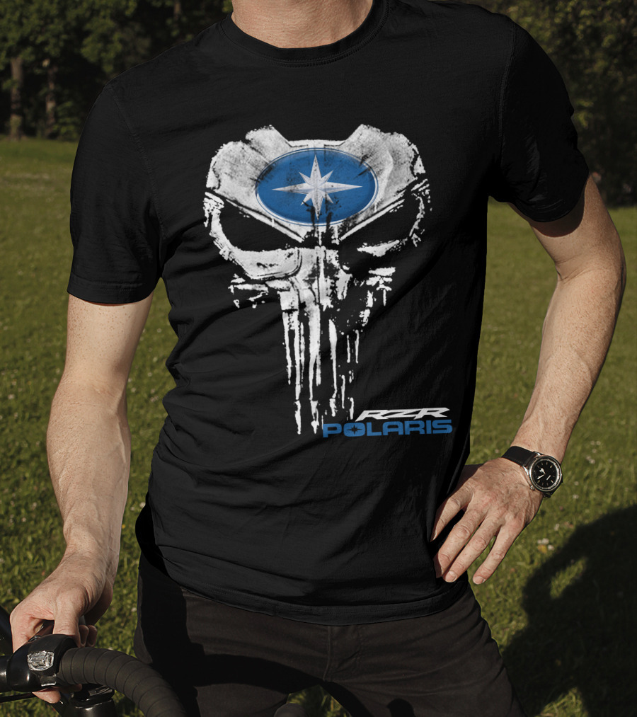 Rzr 06 Polaris Star Emblem Skull T-Shirt