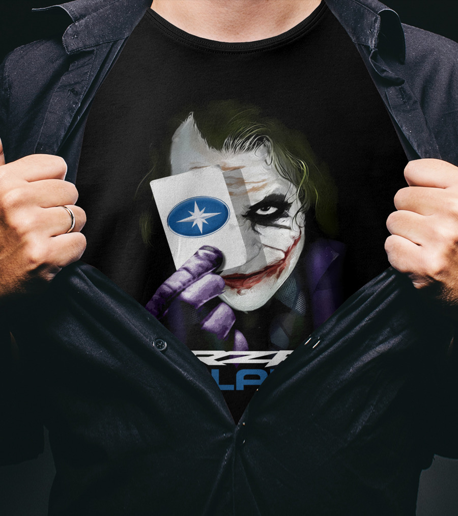 Rzr Joker Polaris Playing Card T-Shirt