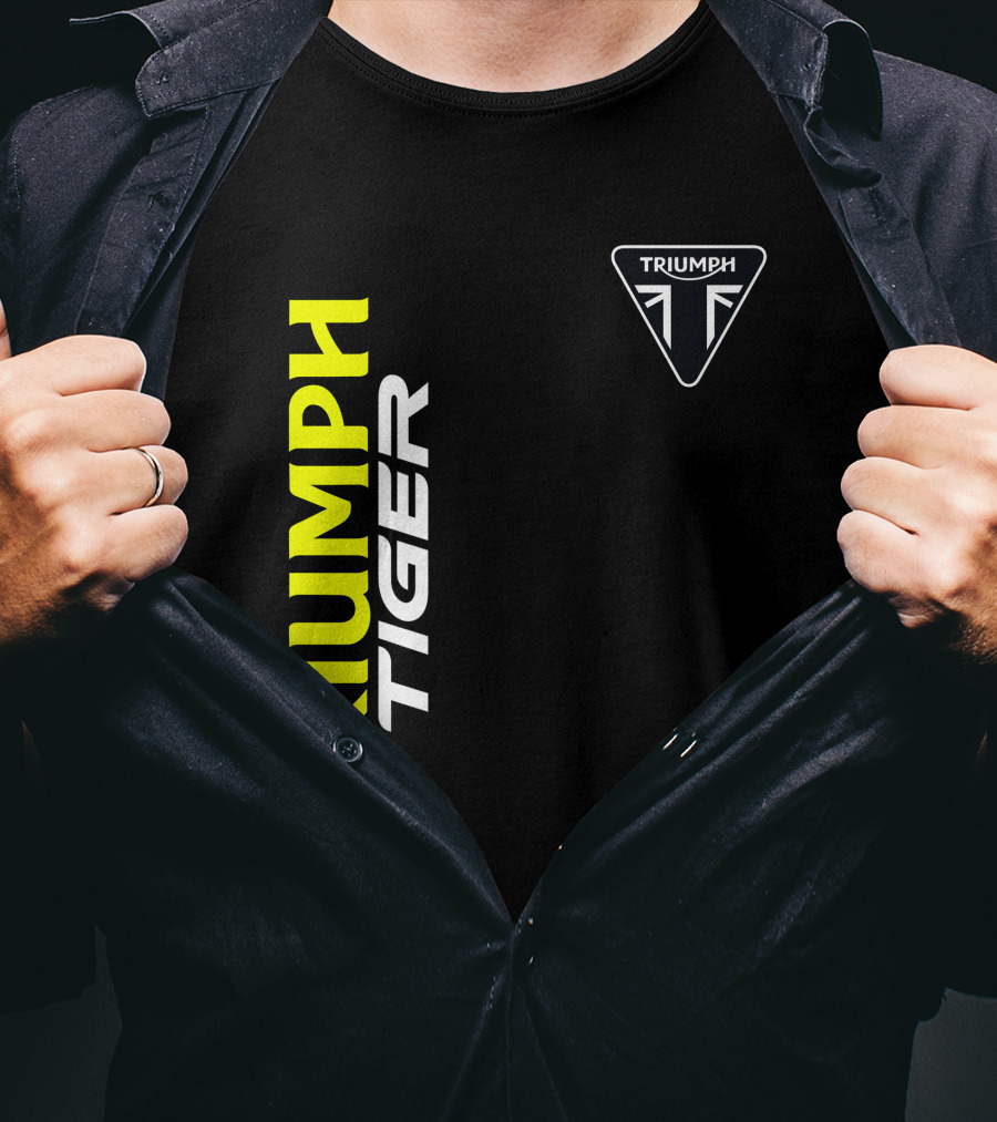 Triumph Tiger British Motorcycle T-Shirt