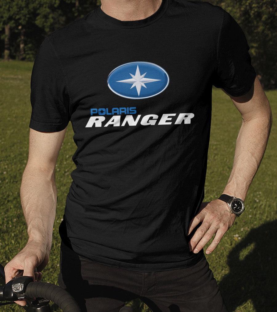 Polaris Ranger Oval Emblem Blue Star T-Shirt