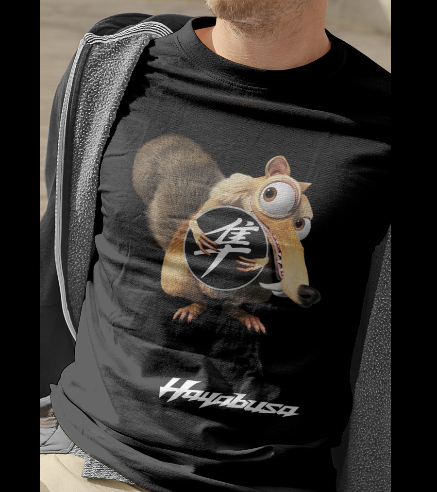 Hayabusa 02 Scrat Holding Iconic Symbol T-Shirt