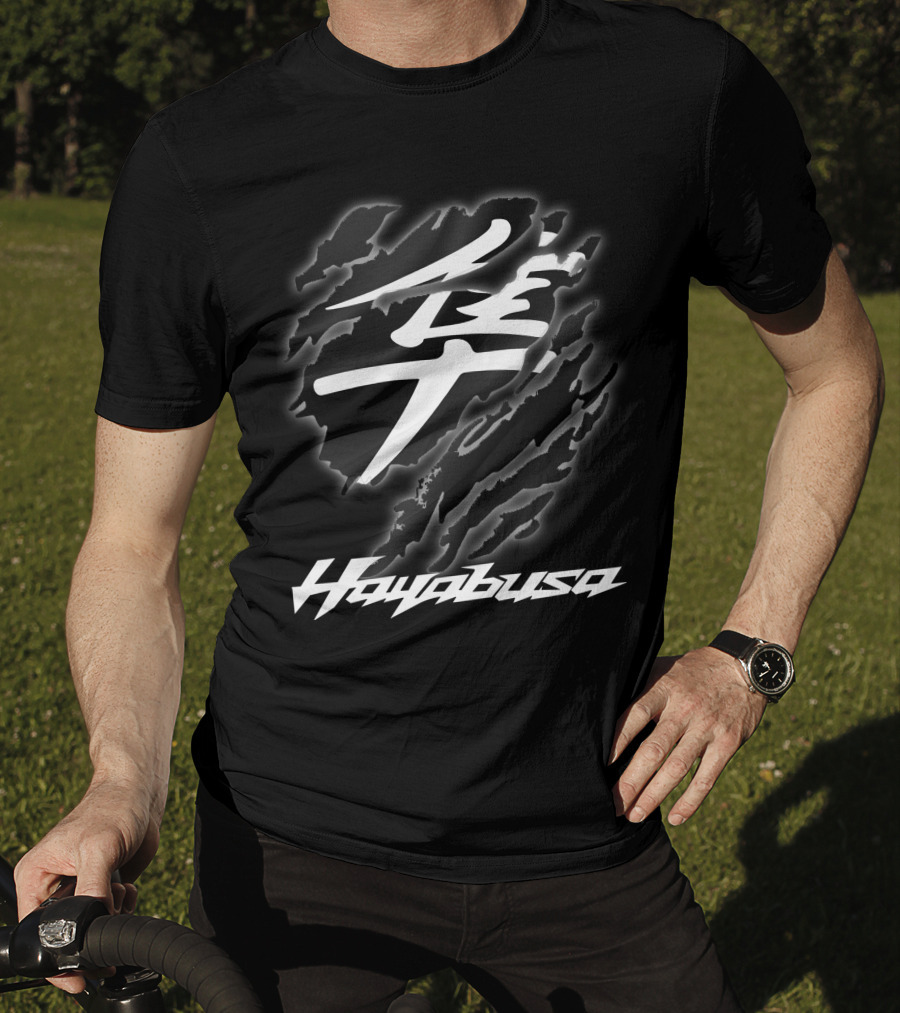Hayabusa Japanese Kanji Claw Marks T-Shirt