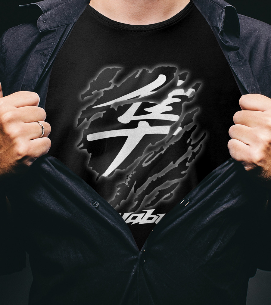 Hayabusa Japanese Kanji Claw Marks T-Shirt