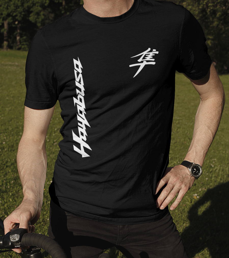 Hayabusa 01 Japanese Kanji Moto Racing T-Shirt