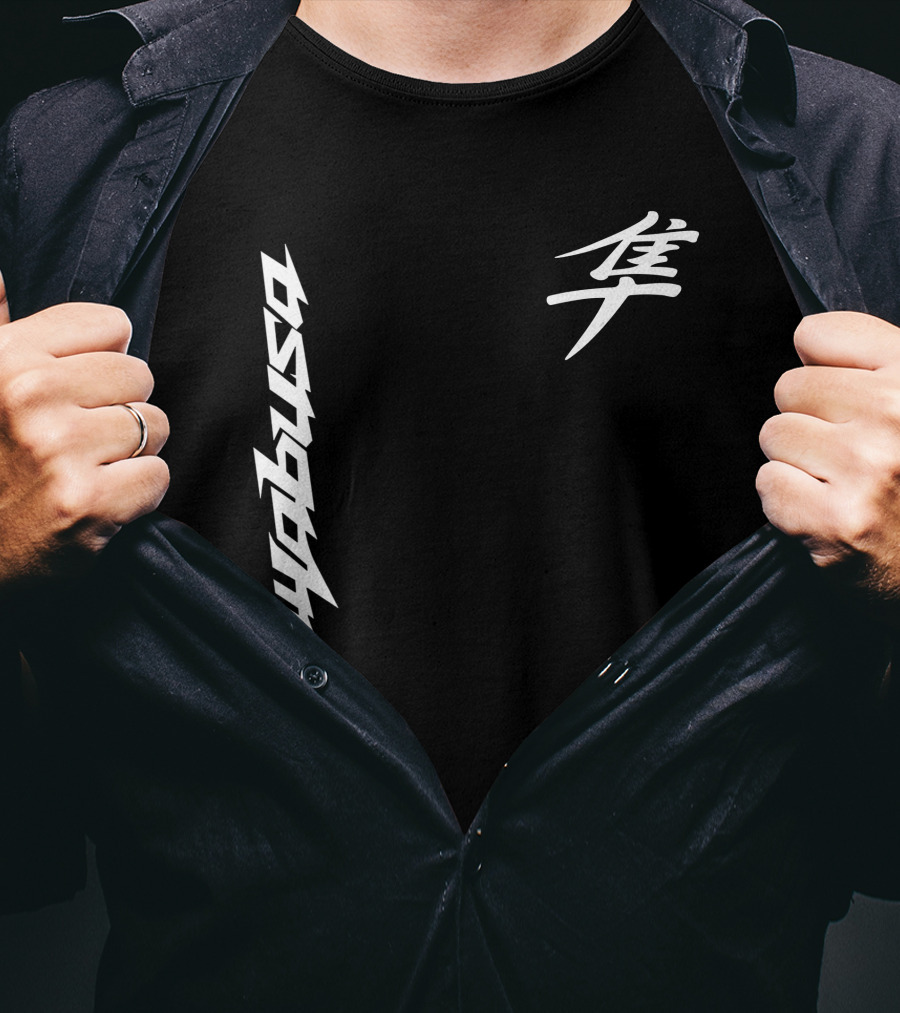 Hayabusa 01 Japanese Kanji Moto Racing T-Shirt