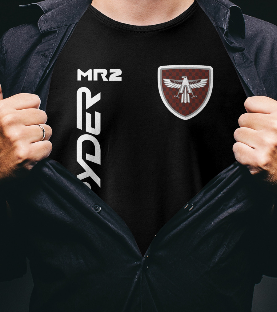 Spyder Mr2 Falcon Emblem Vertical Layout T-Shirt