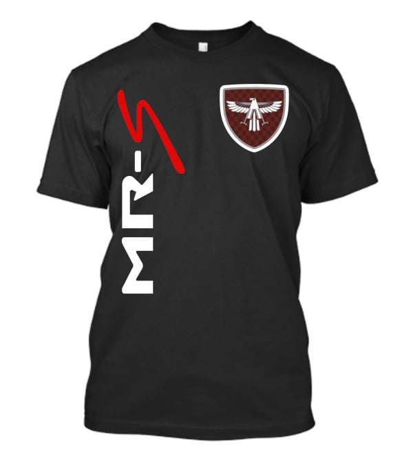 Mr-S Toyota Racing Logo With Red Stylized Text And Eagle Badge T-Shirt