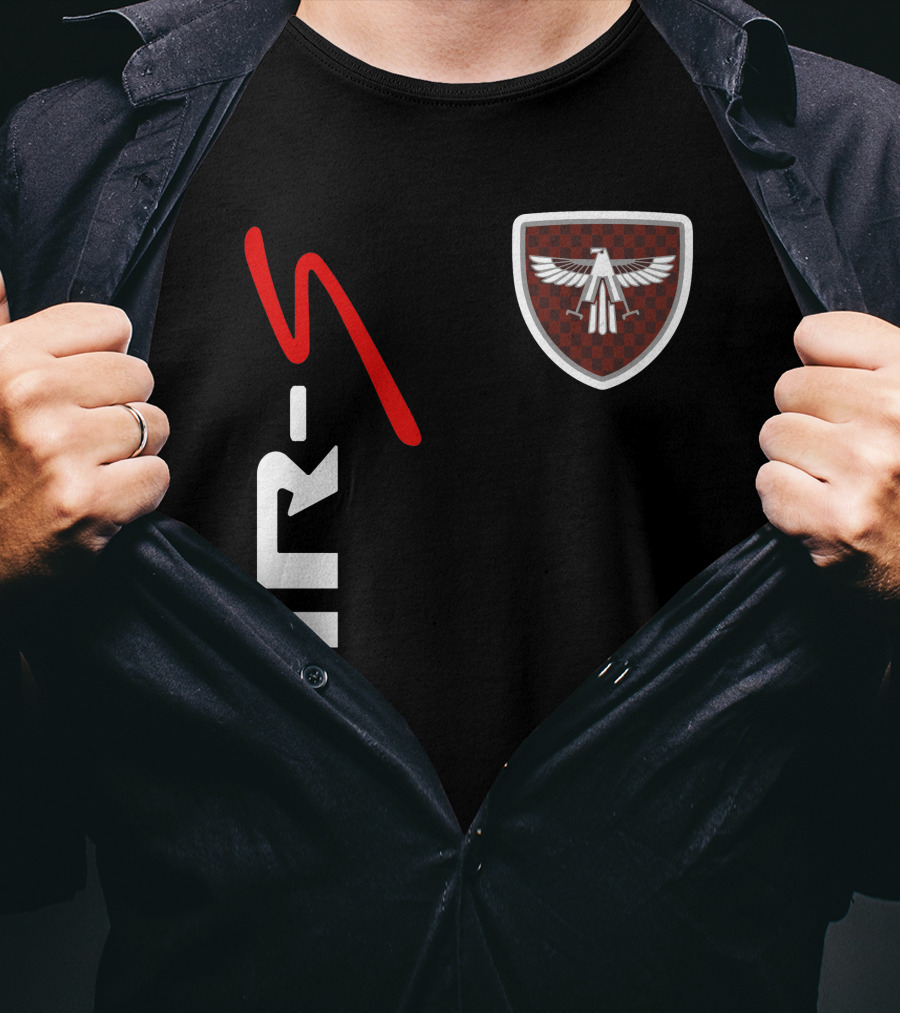 Mr-S Toyota Racing Logo With Red Stylized Text And Eagle Badge T-Shirt