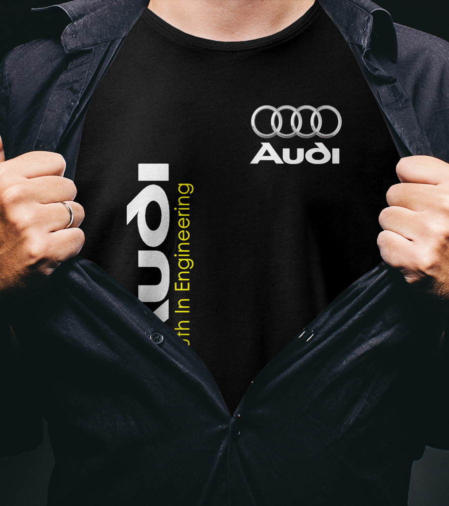 Audi Truth In Engineering Logo Rings T-Shirt