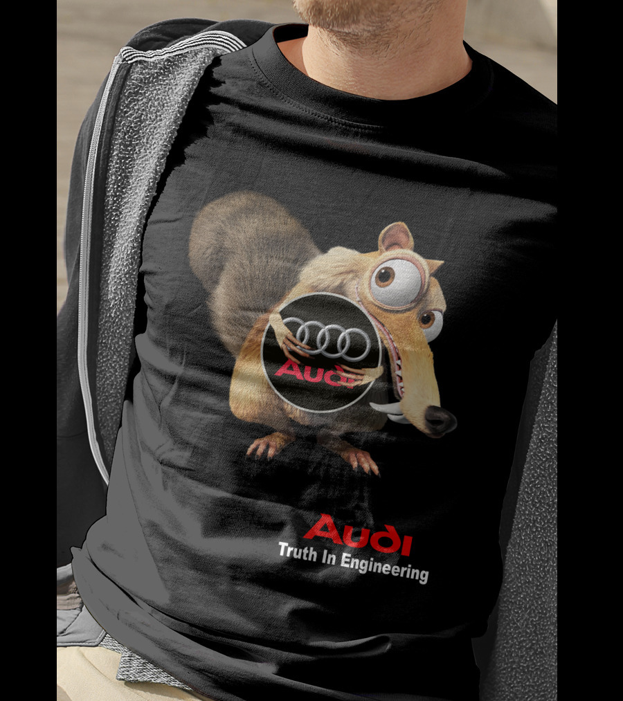 Audi Truth In Engineering Ice Age Scrat Crossover T-Shirt