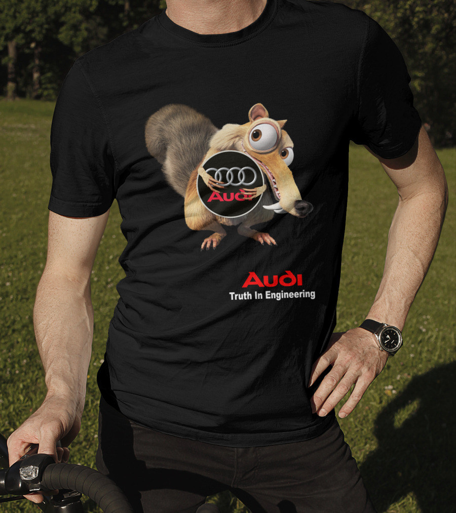 Audi Truth In Engineering Ice Age Scrat Crossover T-Shirt