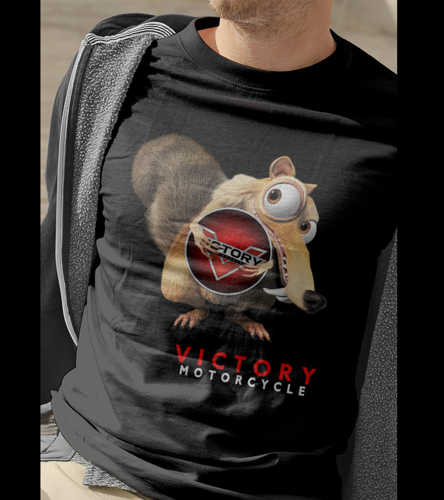 Victory Motorcycle Ice Age Scrat T-Shirt
