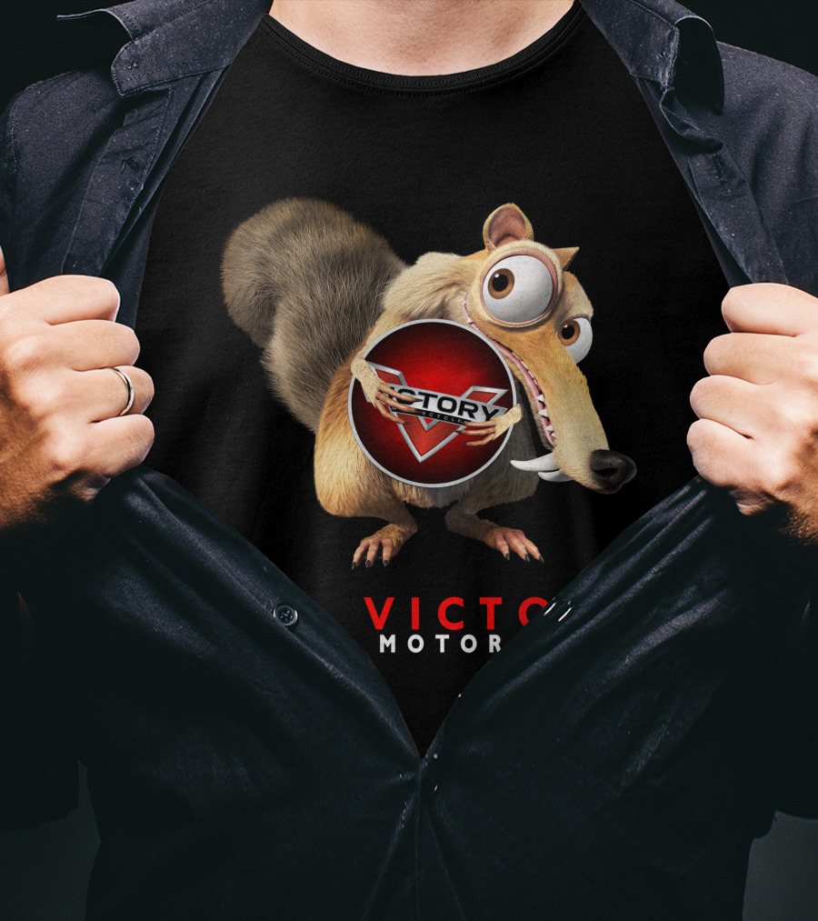 Victory Motorcycle Ice Age Scrat T-Shirt