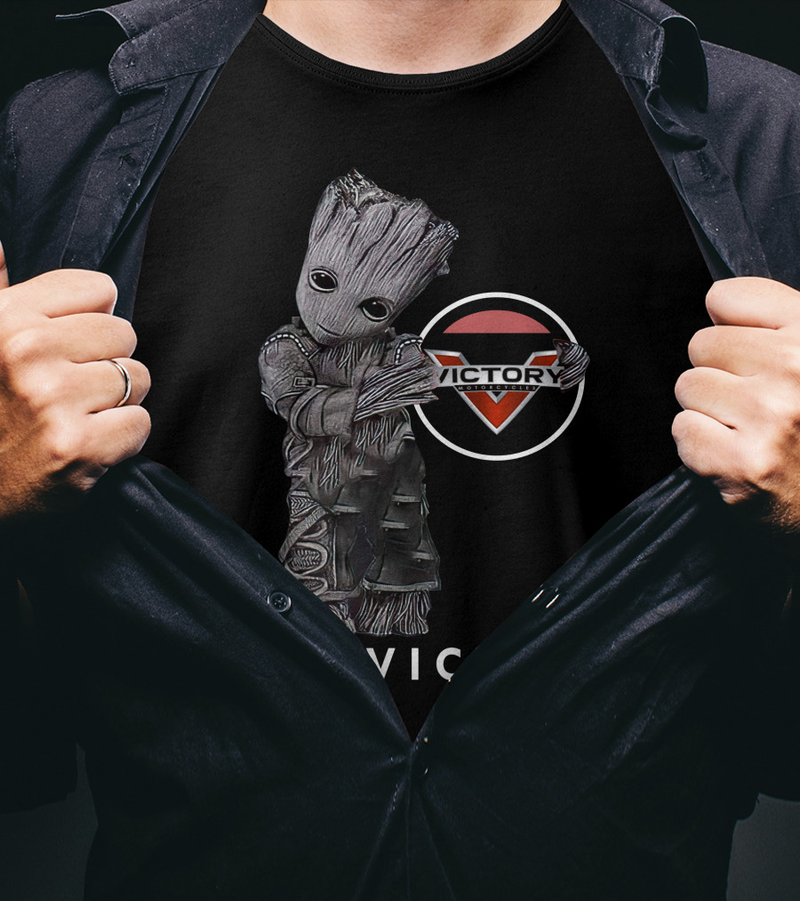 Victory Baby Groot Superhero Guardian T-Shirt