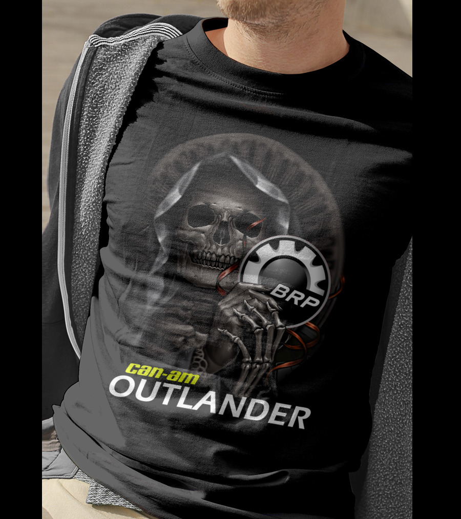 Can-Am Brp Outlander Skull T-Shirt