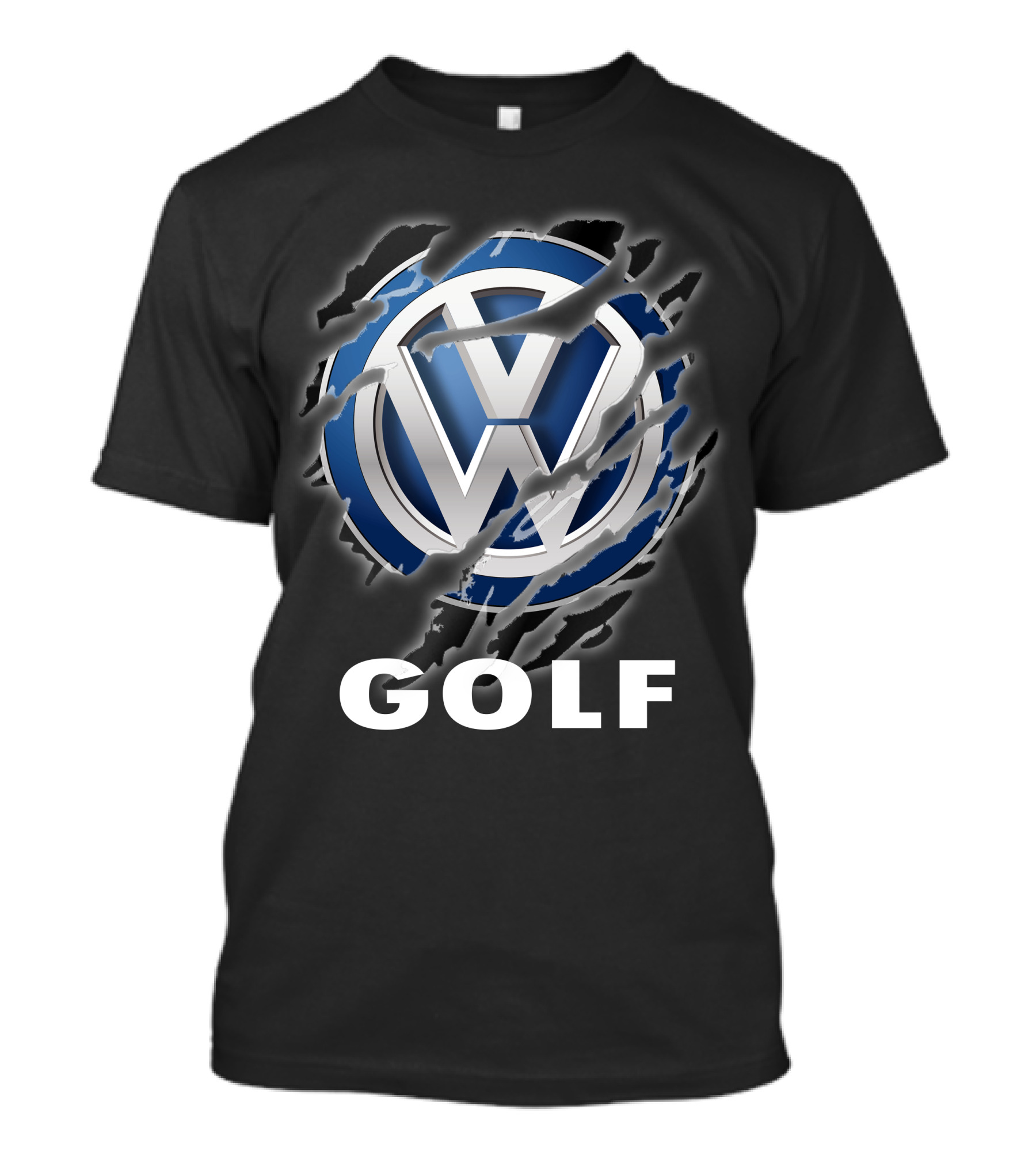 Volkswagen Golf Logo With Claw Marks T-Shirt