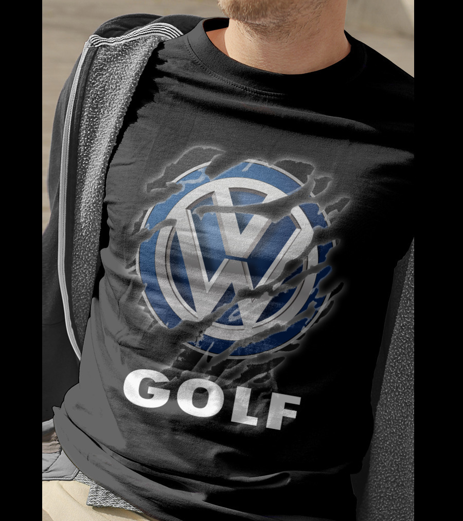 Volkswagen Golf Logo With Claw Marks T-Shirt