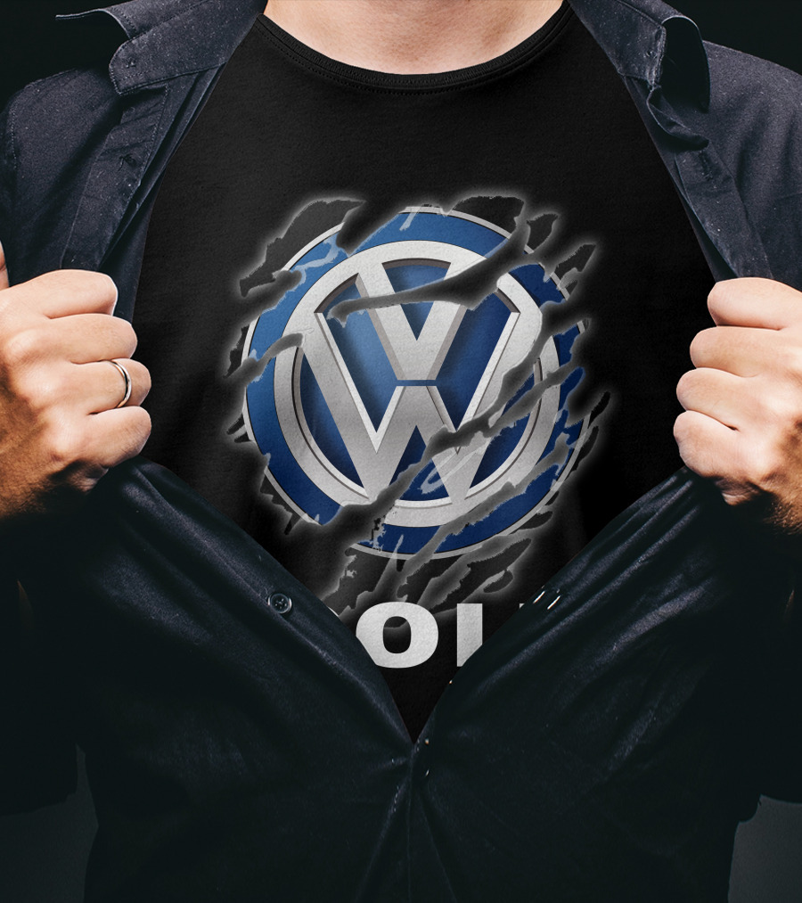 Volkswagen Golf Logo With Claw Marks T-Shirt