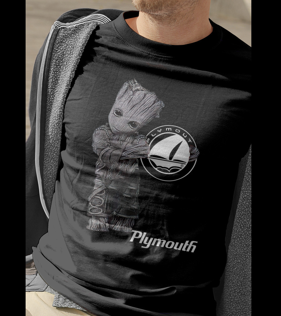 Plymouth Groot With Sailboat T-Shirt