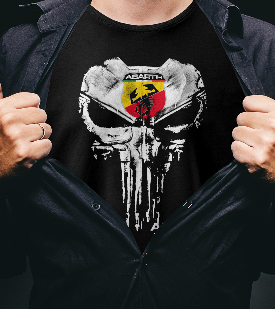 Abarth Punisher Skull T-Shirt