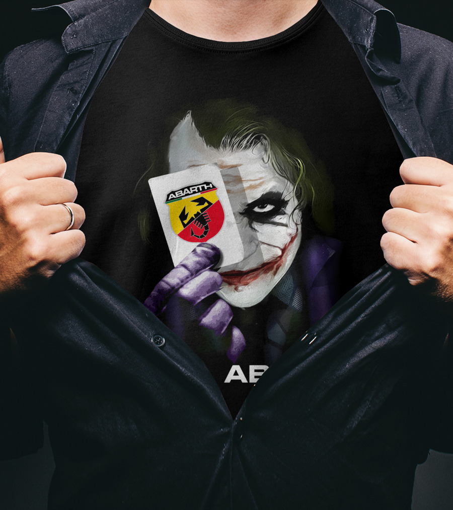 Abarth Joker Playing Card T-Shirt