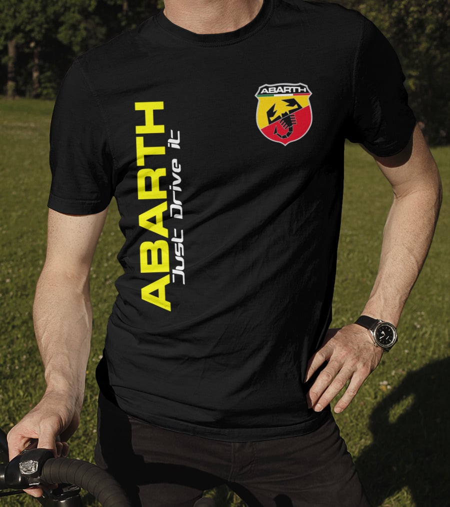 Abarth Just Drive It Scorpion Shield T-Shirt