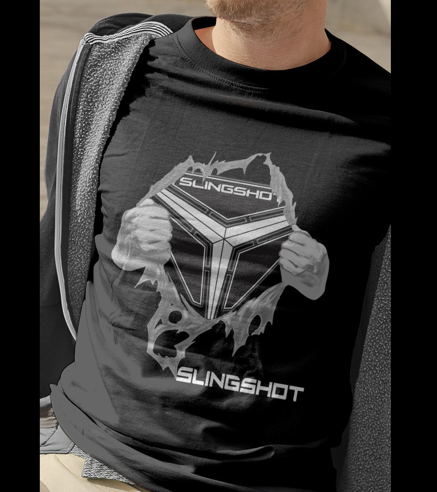 Slingshot 09 Ripped Design Hands Tearing T-Shirt