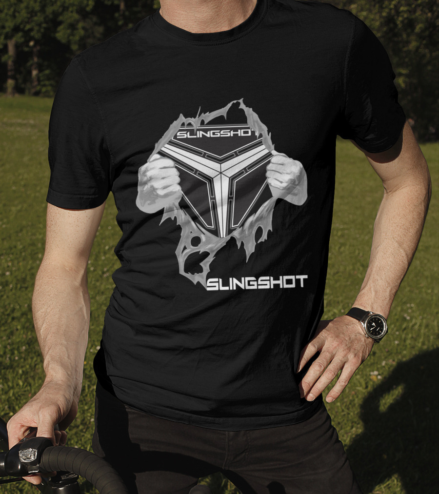 Slingshot 09 Ripped Design Hands Tearing T-Shirt