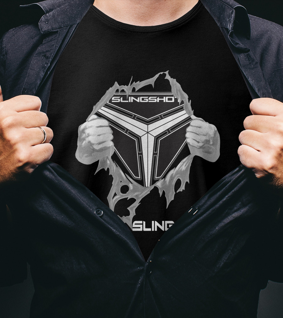 Slingshot 09 Ripped Design Hands Tearing T-Shirt