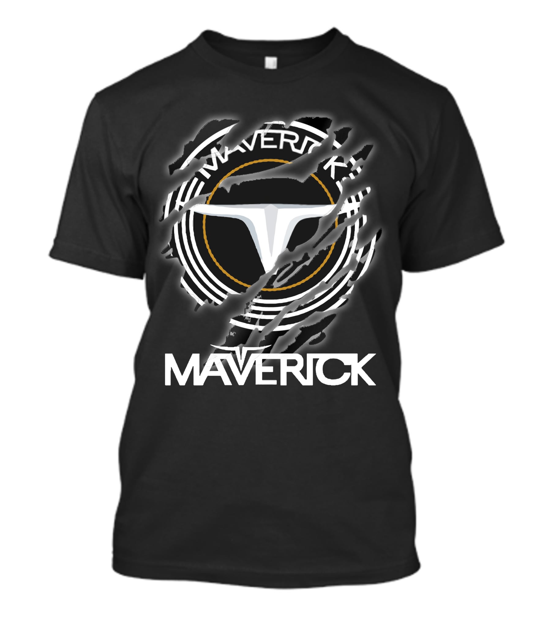 Maverick 07 Electric Logo Claw Marks T-Shirt