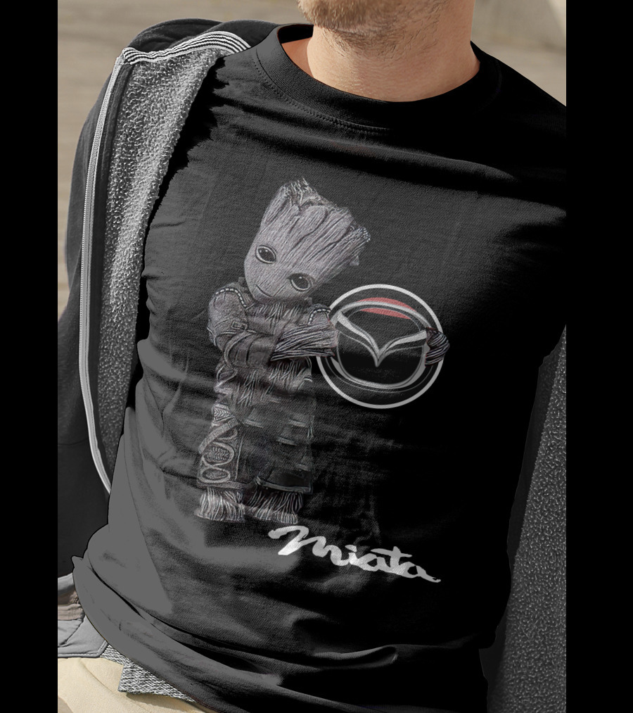 Miata 08 Groot Holding Mazda T-Shirt