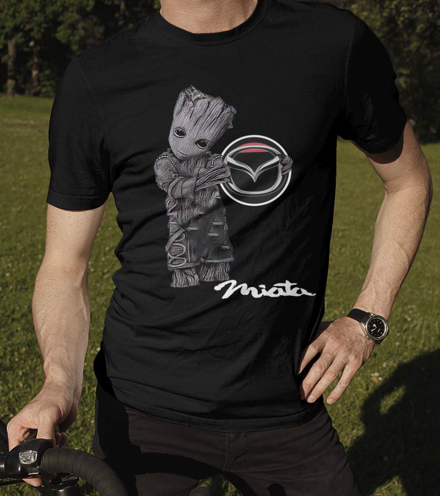 Miata 08 Groot Holding Mazda T-Shirt