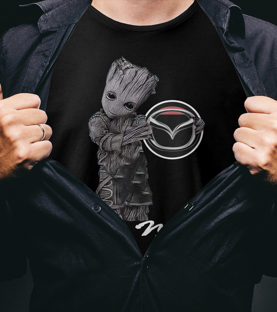 Miata 08 Groot Holding Mazda T-Shirt