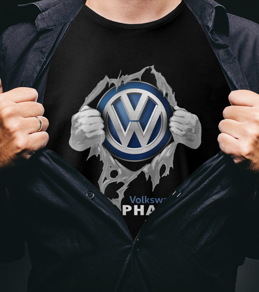 Volkswagen Phaeton 08 Logo Tear T-Shirt