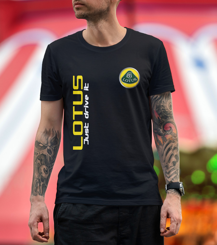 Lotus Just Drive It Logo Badge T-Shirt