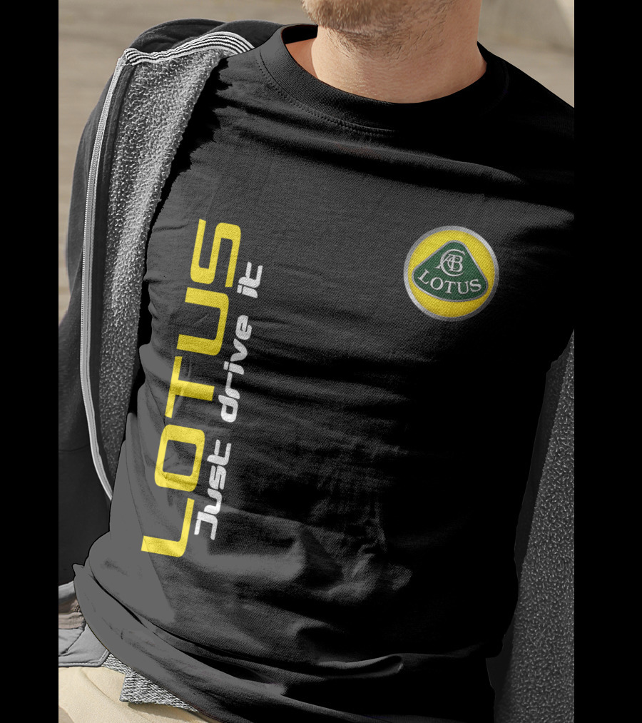 Lotus Just Drive It Logo Badge T-Shirt