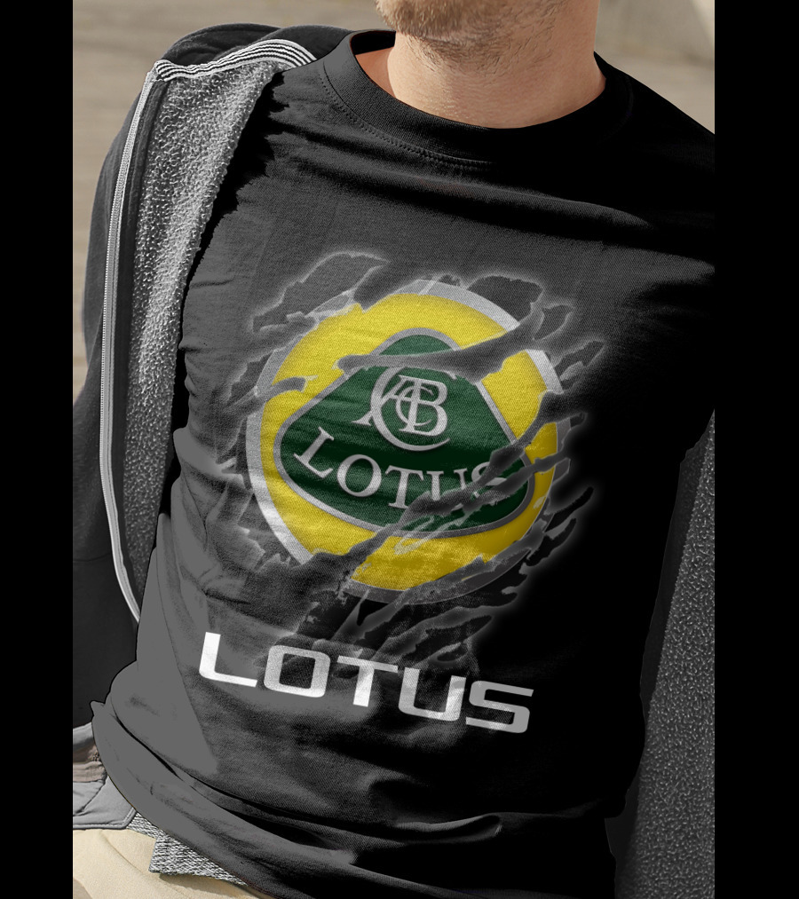 Lotus Abc Emblem Ripped Claw T-Shirt