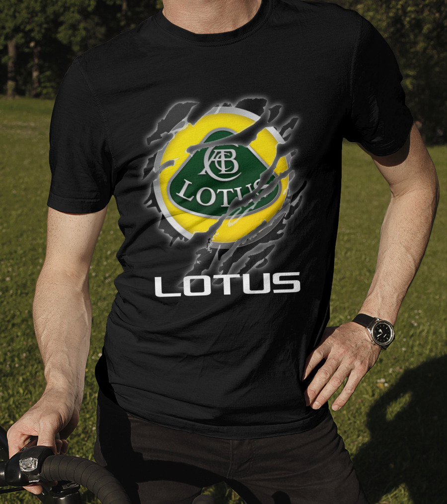 Lotus Abc Emblem Ripped Claw T-Shirt