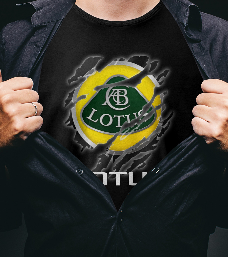 Lotus Abc Emblem Ripped Claw T-Shirt