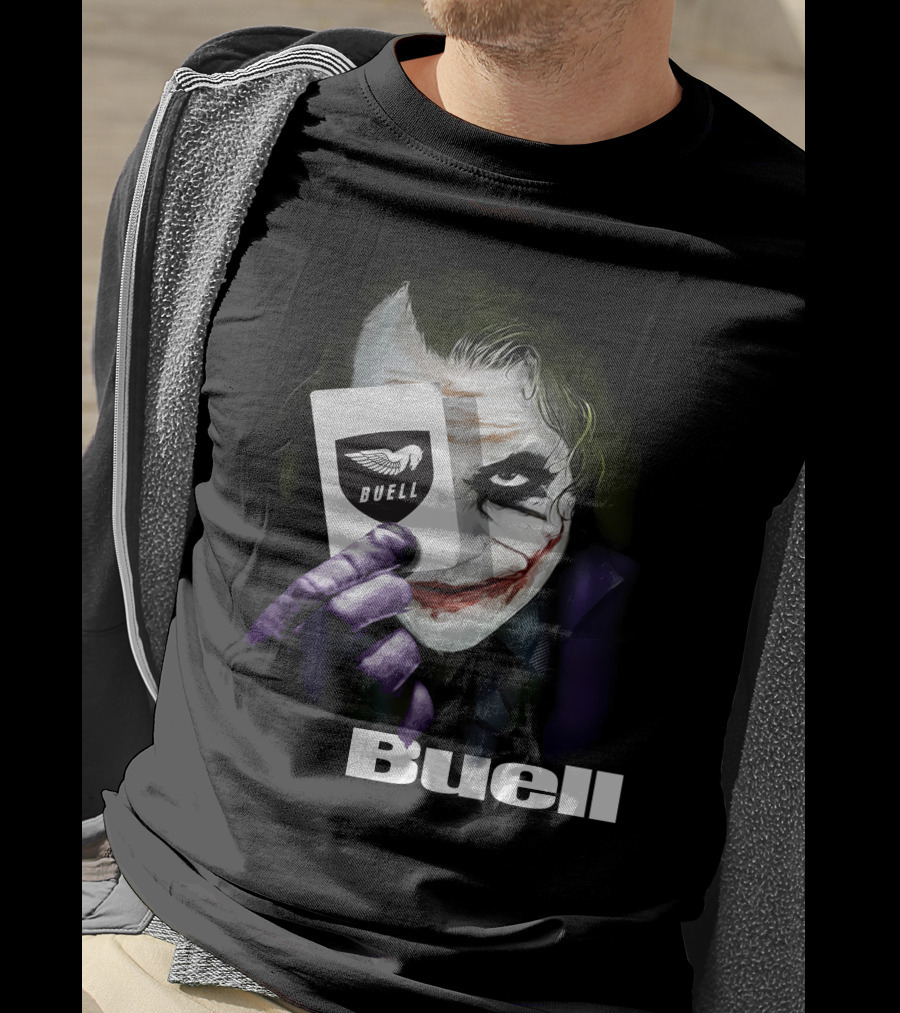 Buell Joker Card With Iconic Character T-Shirt