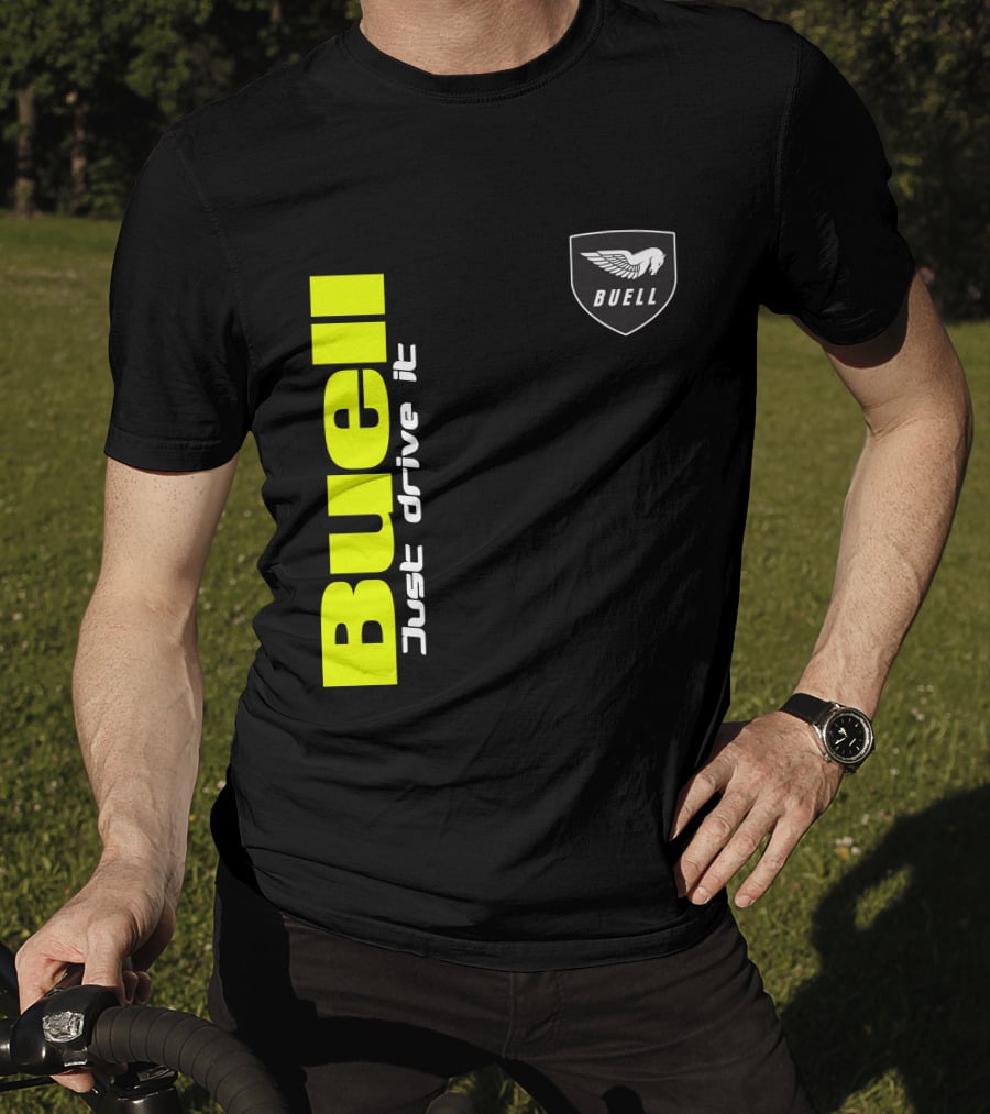Buell Just Drive It Wing T-Shirt