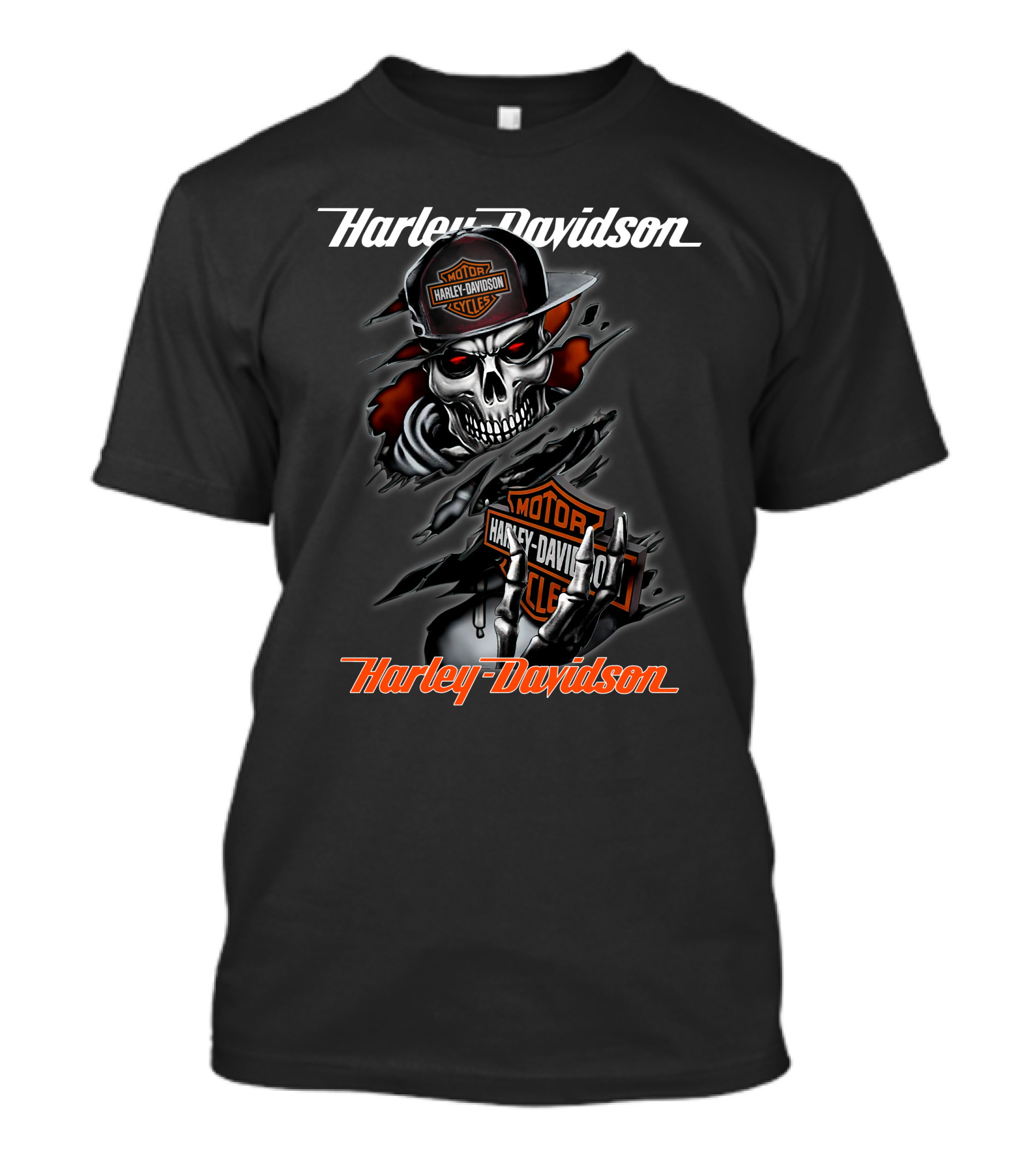 Harley Davidson Motorcycles Skeleton T-Shirt