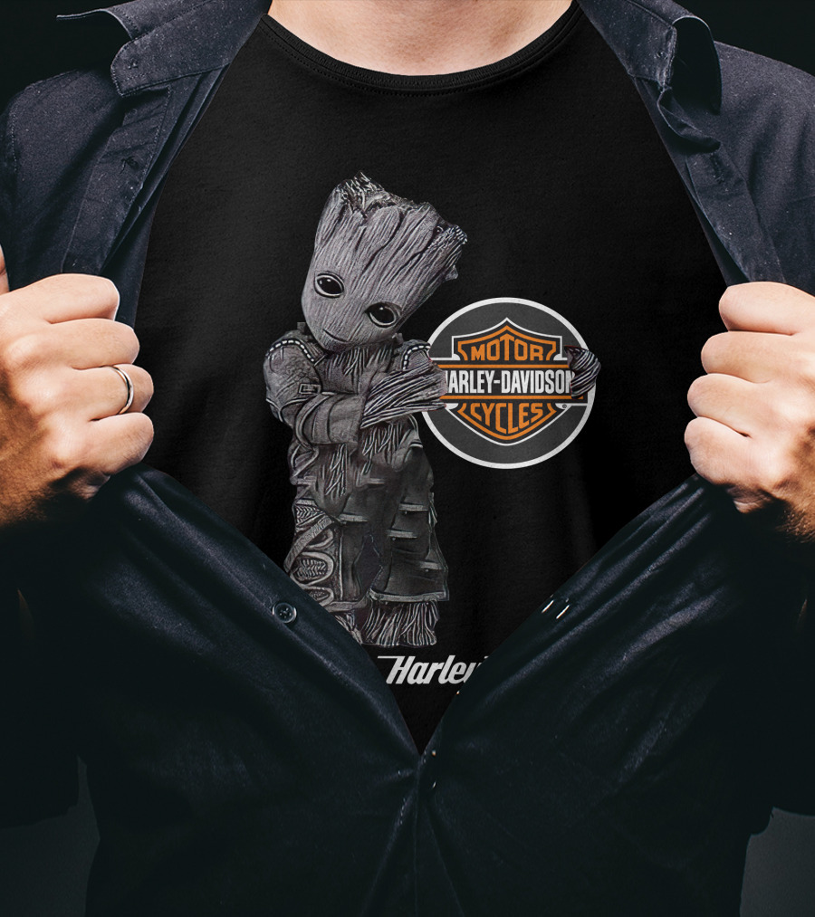Harley Groot Motorcycles Harley Davidson Cycles T-Shirt