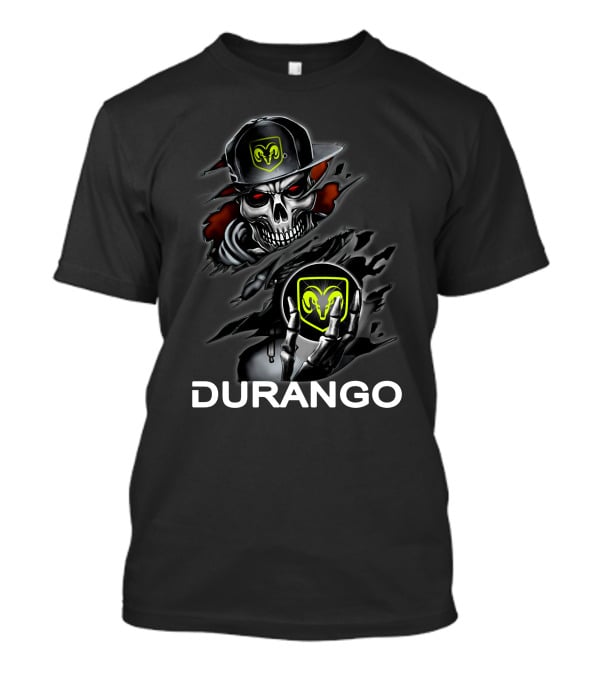 Ram Durango Skull In Cap T-Shirt