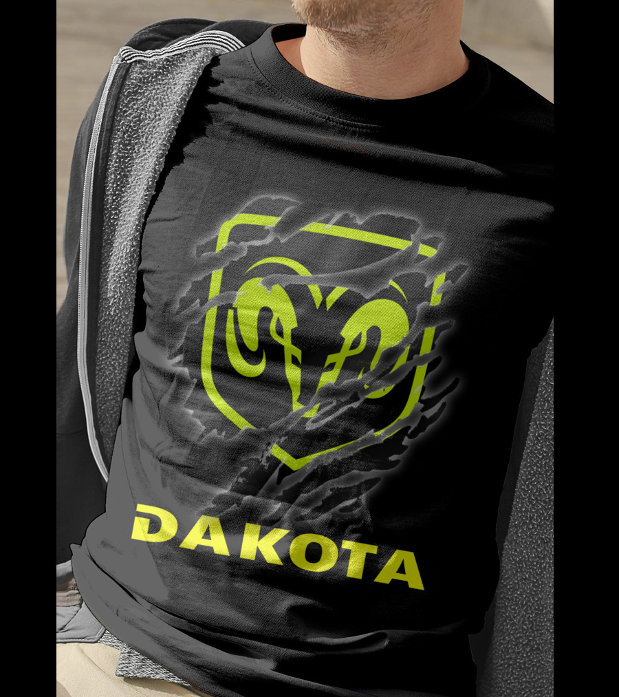 Dakota Ram Logo Claw Marks T-Shirt