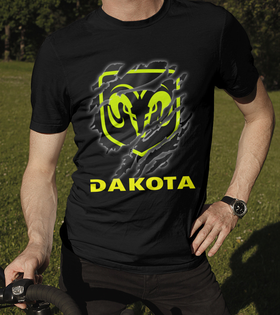 Dakota Ram Logo Claw Marks T-Shirt